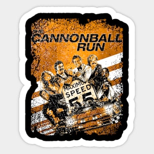 The Cannonball Run Sticker for Sale by silkdegreestees