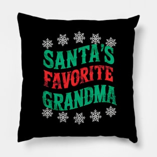 Santa 's favorite grandma | grandma lover Pillow