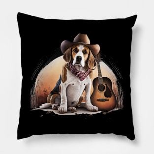 Country Beagle Pillow