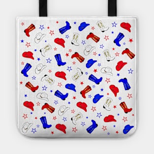 FOURTH Of July Cowboy Tote