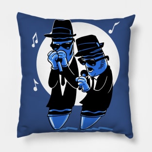 Blue Bros Pillow