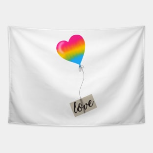 Pan balloon love Tapestry