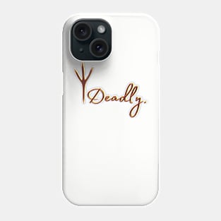 Deadly (raven print) Phone Case