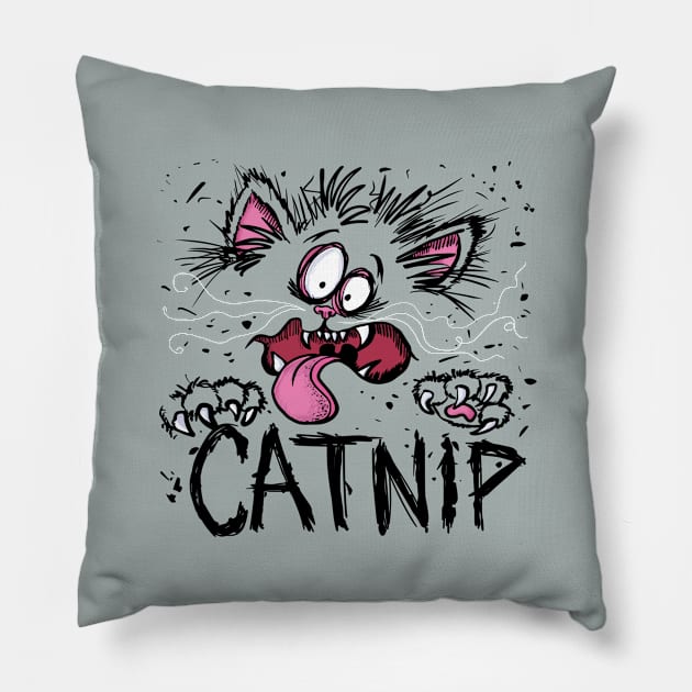 Catnip Pillow by Kerrycartoons