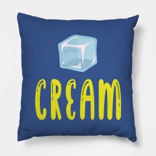 Ice cream, ice cube Pillow