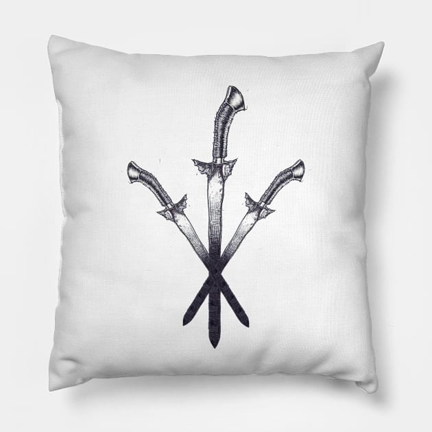 Philippine Blades Pillow by huwagpobjj