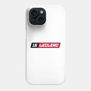 Charles Leclerc 16 F1 Driver Phone Case