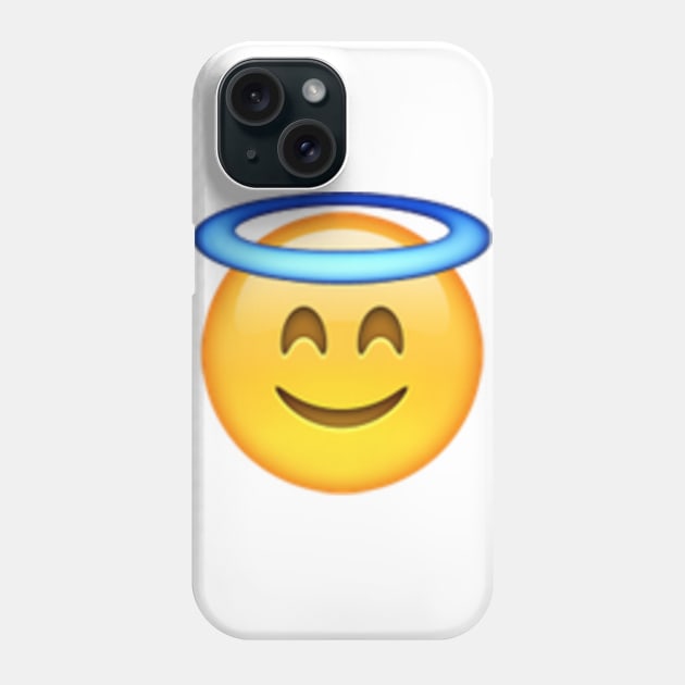 smiling-face-with-halo Phone Case by Emoji