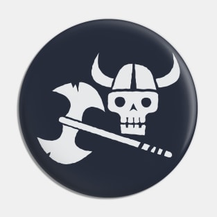 Just a Viking Skull Pin