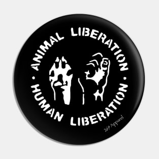 Animal Liberation Human Liberation Pin