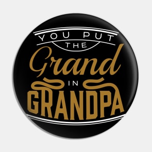 Birthday Gift For Grandpa Pin