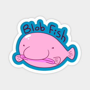 Blobfish Blob Face Sea Animal Pink Gift Idea - Blobfish - Magnet