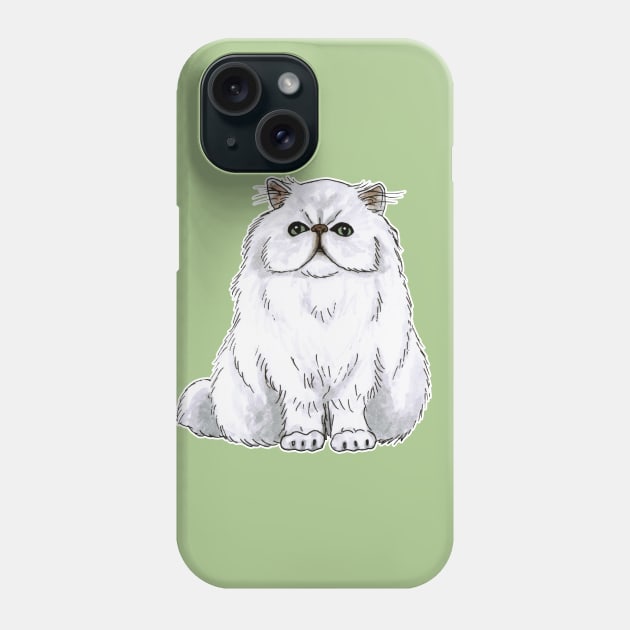 Persian cat Phone Case by Savousepate