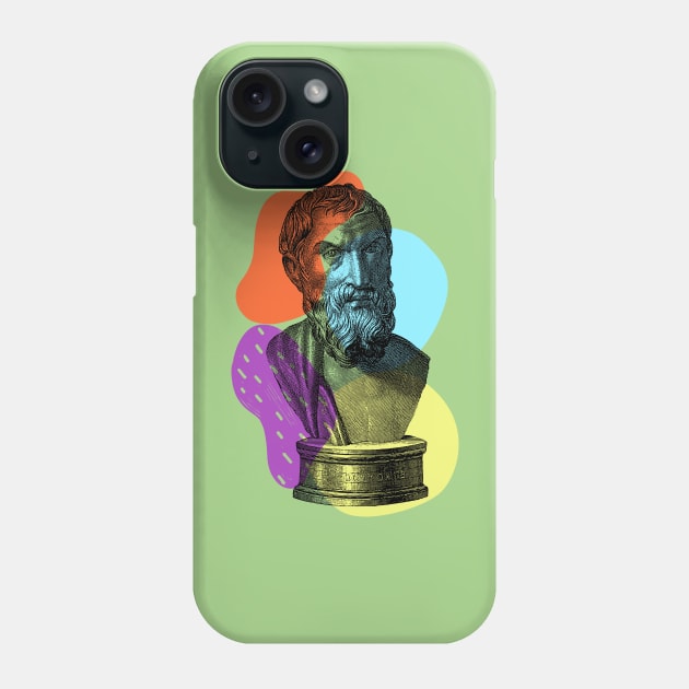 Epicurus the Greek Philosopher Phone Case by 45 Creative Club