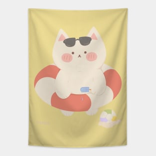 Summer Kitty Tapestry