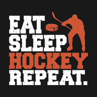 Eat Sleep Hockey Repeat T-Shirt