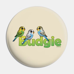 Cute Birdorable Budgie Pin