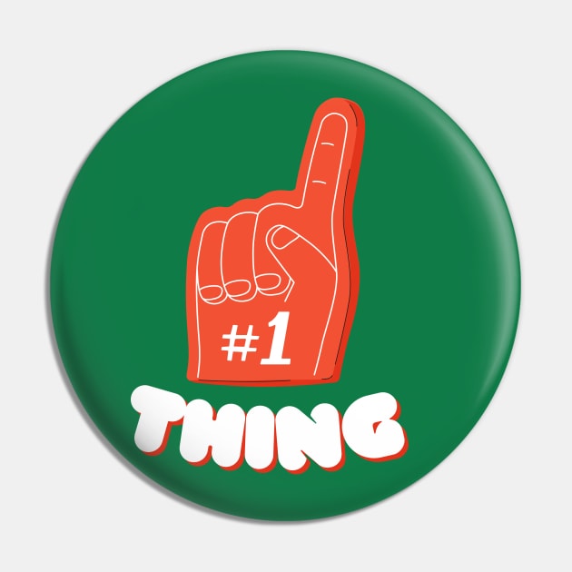 Thing 1 Emblem Green Pin by ibra4work