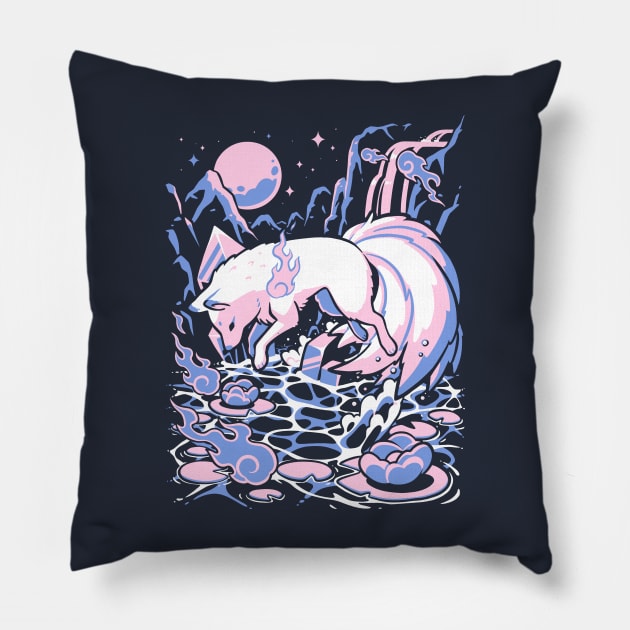 Kitsune Pillow by Pixeleyebat