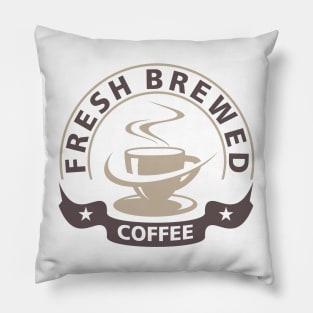 Freshly brewed coffee Pillow