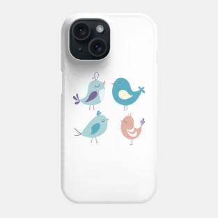 Four naive birds Phone Case