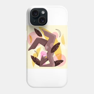 Fruit Ladies yoga banana Phone Case