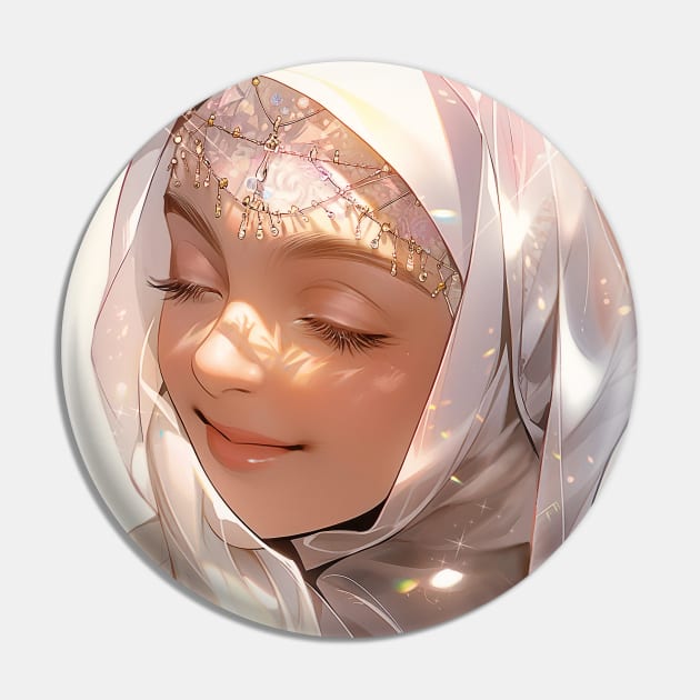 A girl hijab anime