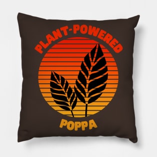 Plant Based Poppa - Father's Day Tee Pillow