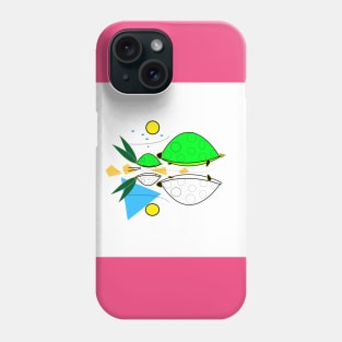 turtles and the sea Phone Case