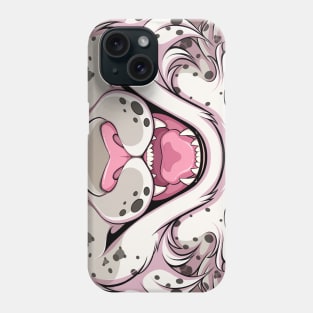 Snow leopard maw Phone Case