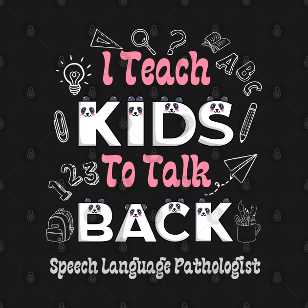 I teach kids to talk back by dooddles