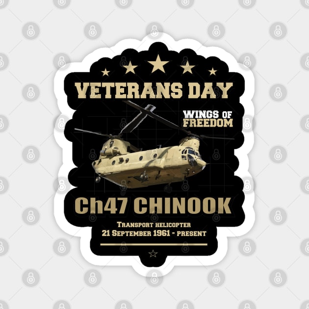 The great airplane CHINOOK CH47 Magnet by comancha