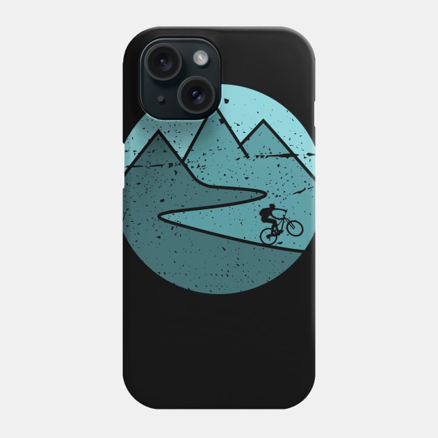 mountain bike cycling mtb mountain biking cyclist gift Phone Case by TheOutdoorPeople