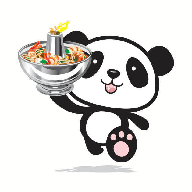 Happy Hotpot Panda by ghud