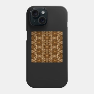 Brown Snakeskin Texture Artistic Pattern Number 5 Phone Case