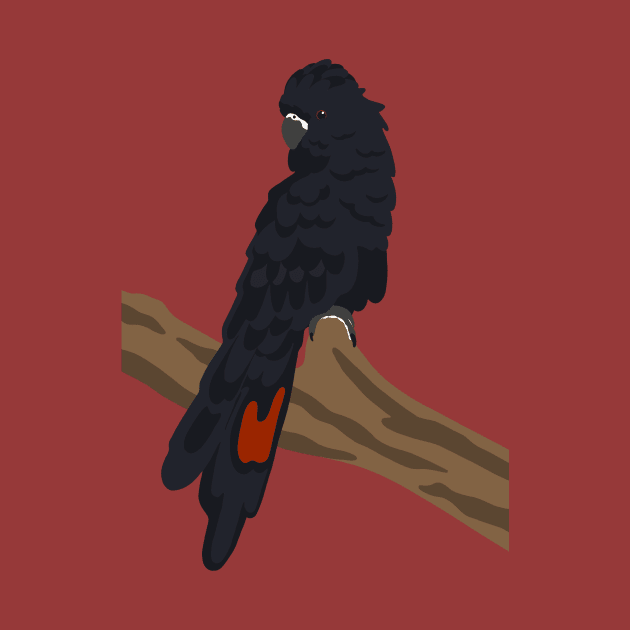 Black Cockatoo by Tilly-Scribbles