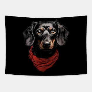 Fancy Dachshund Tapestry