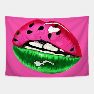 water melon lips Tapestry