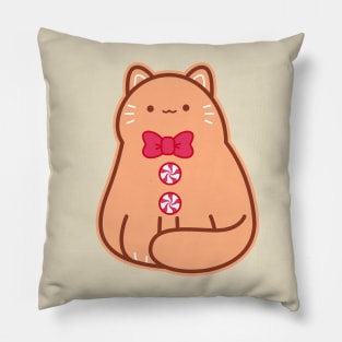 Gingerbread Cat Pillow