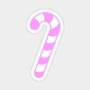 LARGE PINK CANDY CANE - CUTE CHRISTMAS DESIGN Magnet