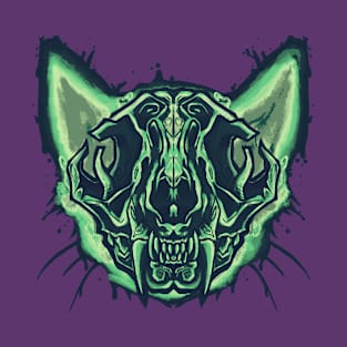 Diaphonized cat skull GBA color edition T-Shirt