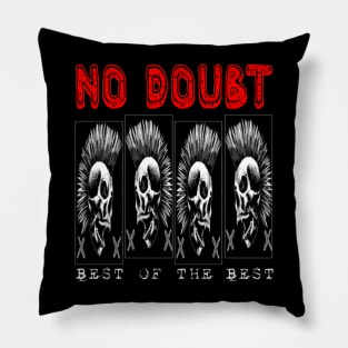 No doubt skull Pillow