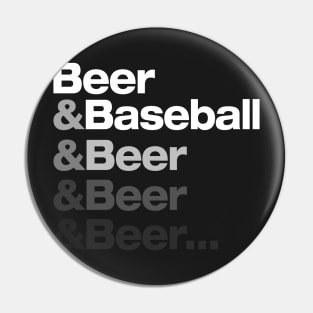 Beer & Baseball Pin