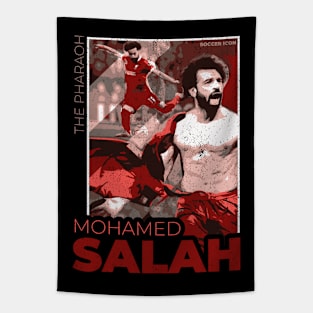 Salah - Street Art - Soccer Icons Tapestry