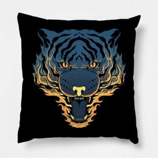 Tiger Fire Pillow