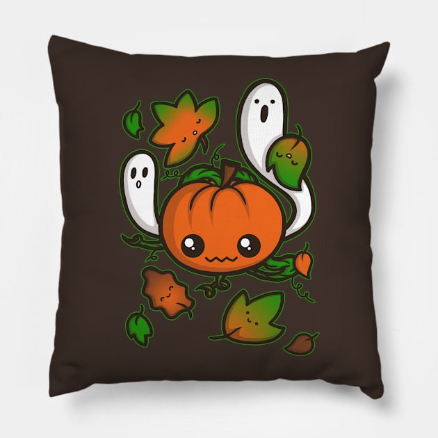 Halloween Friends Pillow by perdita00