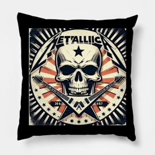 Metallica Skull & Cross Guitars Pillow