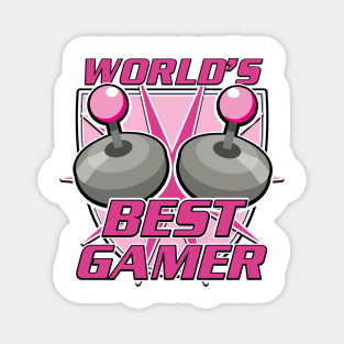 World's Best Gamer logo Magnet