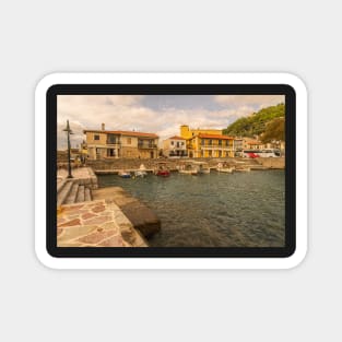 Boat in Nafpaktos Fortress Magnet