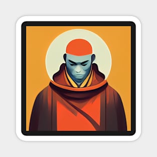 Monk | Comics Style Magnet